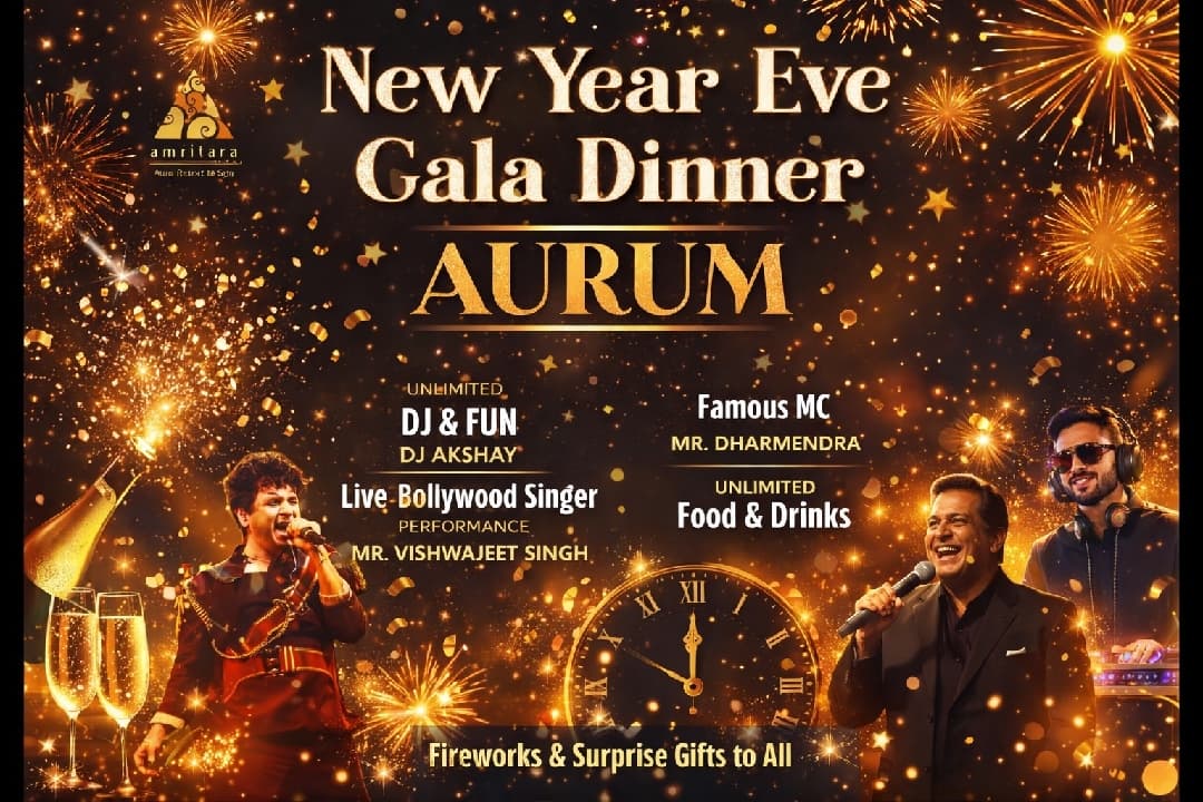 NYE Gala Dinner:Fun,Food, Drinks