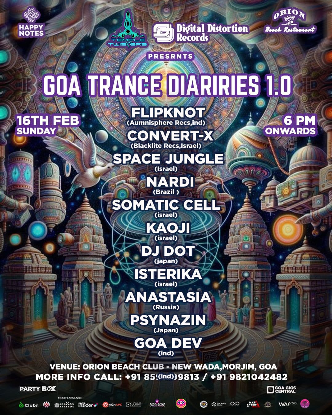 Goa Trance Diariries 1.0